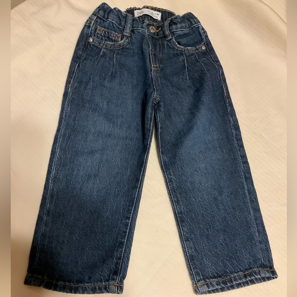 Zara Dark Blue Denim Jeans